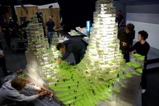 Illustration for article titled Architect makes Scale Model of Housing Proposal in Lego
